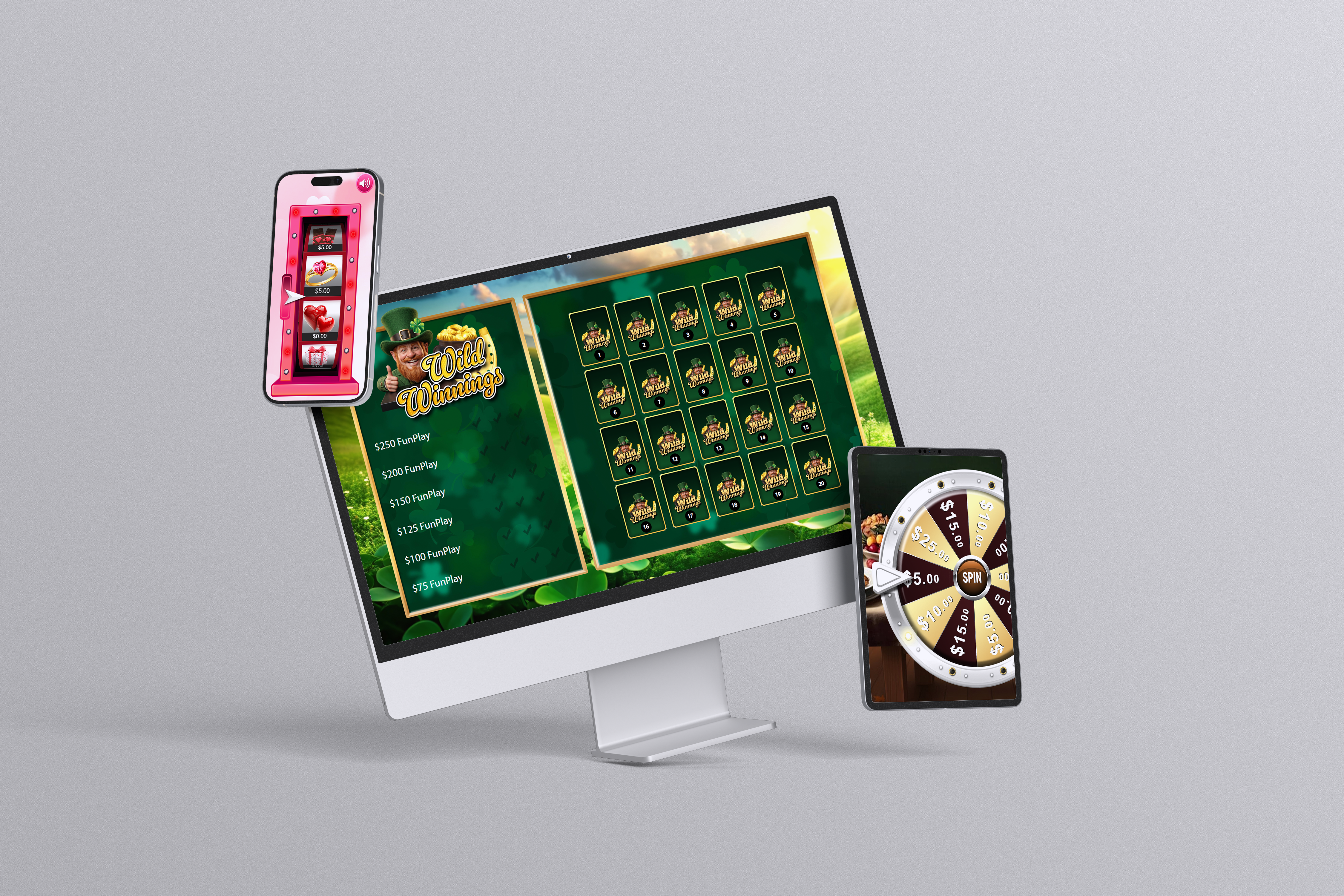 Promo on Demand games played on mobile phones and tablets